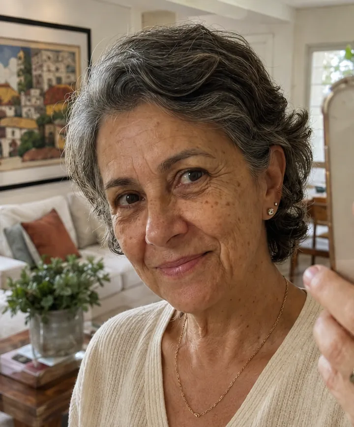 Antes e depois do uso do gel facial